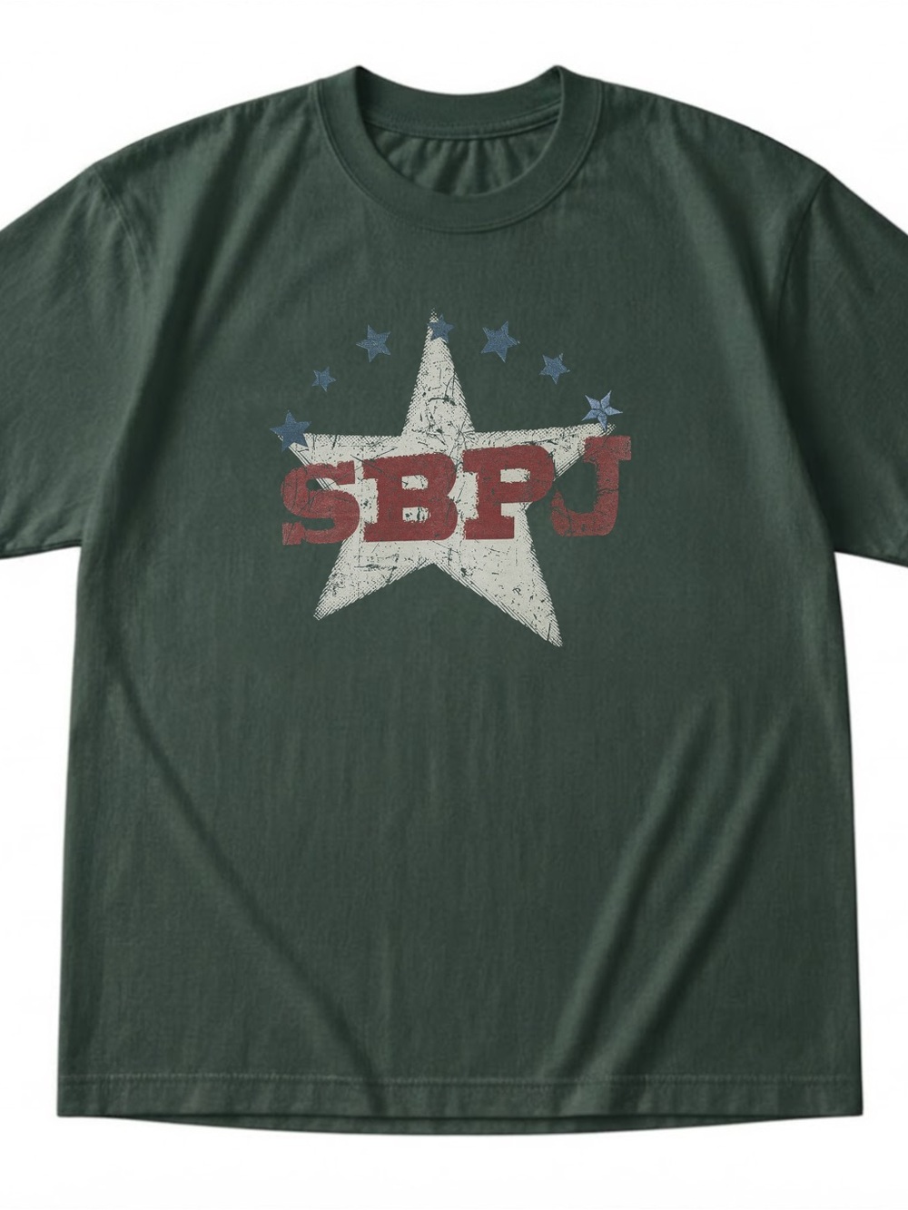 SBPJ Star Graphic Print Gildan T-Shirt Casual Cotton